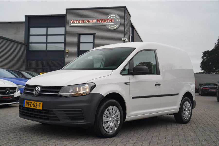 Volkswagen Caddy 2.0 TDI L1H1 BMT Trendline | 5 bak | Airco | Radio | NAP | Wit | Schuifdeur | EX BTW | Grijs Kenteken |