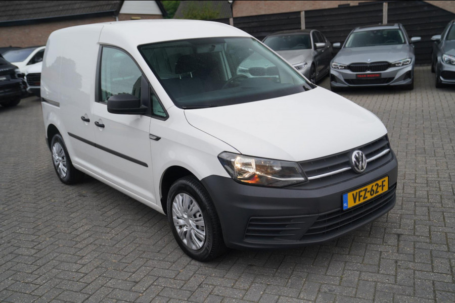 Volkswagen Caddy 2.0 TDI L1H1 BMT Trendline | 5 bak | Airco | Radio | NAP | Wit | Schuifdeur | EX BTW | Grijs Kenteken |