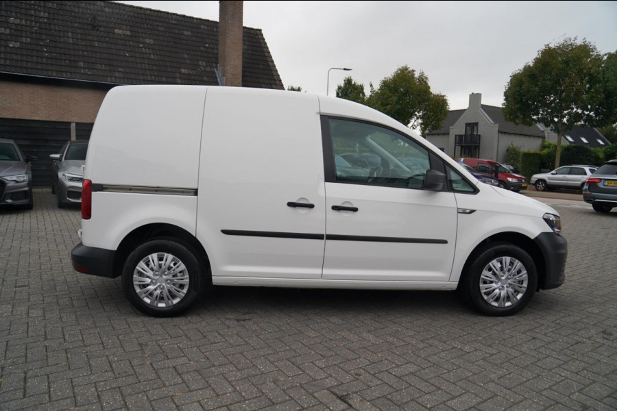 Volkswagen Caddy 2.0 TDI L1H1 BMT Trendline | 5 bak | Airco | Radio | NAP | Wit | Schuifdeur | EX BTW | Grijs Kenteken |