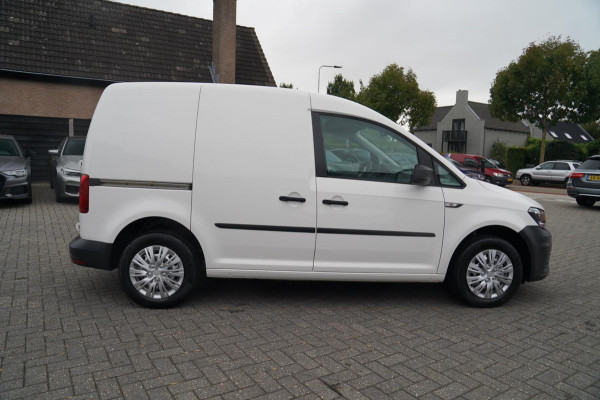 Volkswagen Caddy 2.0 TDI L1H1 BMT Trendline | 5 bak | Airco | Radio | NAP | Wit | Schuifdeur | EX BTW | Grijs Kenteken |