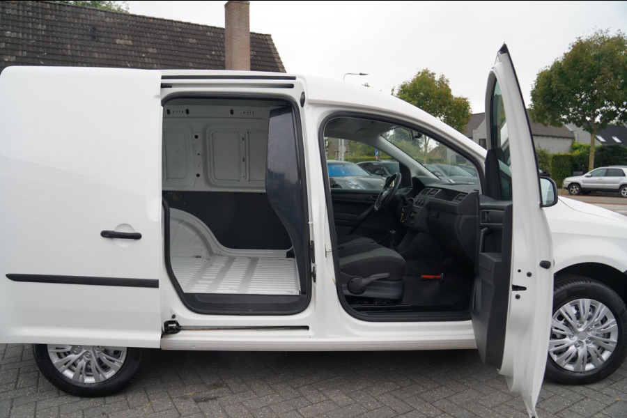 Volkswagen Caddy 2.0 TDI L1H1 BMT Trendline | 5 bak | Airco | Radio | NAP | Wit | Schuifdeur | EX BTW | Grijs Kenteken |