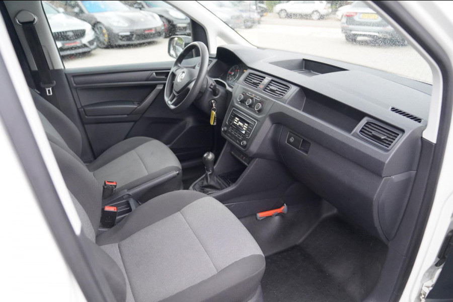 Volkswagen Caddy 2.0 TDI L1H1 BMT Trendline | 5 bak | Airco | Radio | NAP | Wit | Schuifdeur | EX BTW | Grijs Kenteken |
