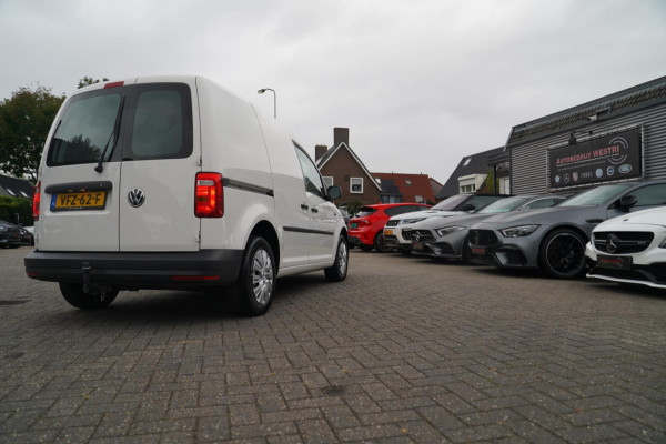 Volkswagen Caddy 2.0 TDI L1H1 BMT Trendline | 5 bak | Airco | Radio | NAP | Wit | Schuifdeur | EX BTW | Grijs Kenteken |