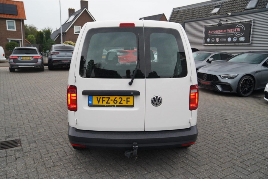 Volkswagen Caddy 2.0 TDI L1H1 BMT Trendline | 5 bak | Airco | Radio | NAP | Wit | Schuifdeur | EX BTW | Grijs Kenteken |