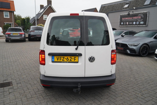 Volkswagen Caddy 2.0 TDI L1H1 BMT Trendline | 5 bak | Airco | Radio | NAP | Wit | Schuifdeur | EX BTW | Grijs Kenteken |