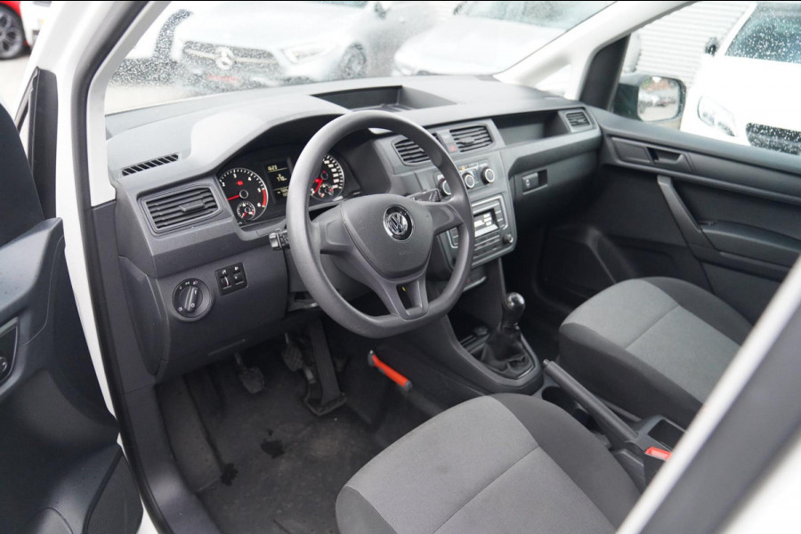 Volkswagen Caddy 2.0 TDI L1H1 BMT Trendline | 5 bak | Airco | Radio | NAP | Wit | Schuifdeur | EX BTW | Grijs Kenteken |