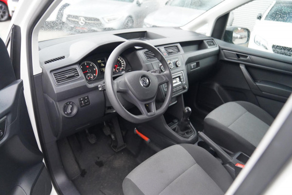 Volkswagen Caddy 2.0 TDI L1H1 BMT Trendline | 5 bak | Airco | Radio | NAP | Wit | Schuifdeur | EX BTW | Grijs Kenteken |