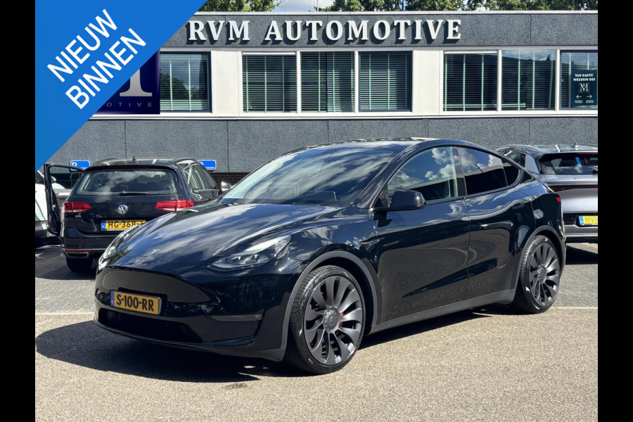 Tesla Model Y Performance AWD 75 kWh TREKHAAK | RIJKLAARPRIJS INCL. TESLA GARANTIE t/m 03-2027/80.000km accu en aandrijflijn t/m 03-2031/192.000km