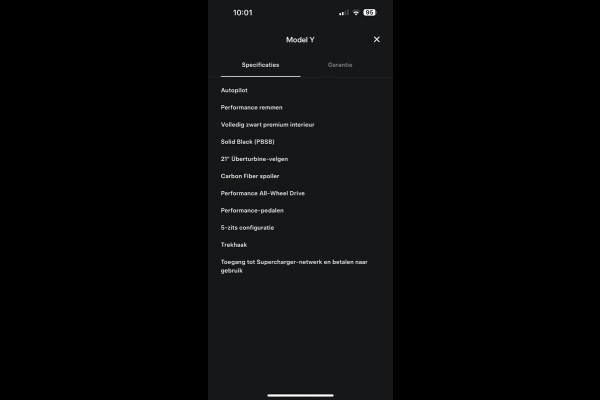Tesla Model Y Performance AWD 75 kWh TREKHAAK | RIJKLAARPRIJS INCL. TESLA GARANTIE t/m 03-2027/80.000km accu en aandrijflijn t/m 03-2031/192.000km