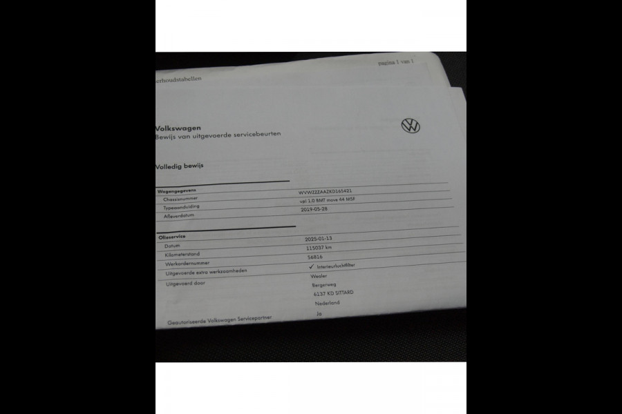 Volkswagen up! 1.0 BMT move up! | Airco | Elektrische ramen | 5-deurs | NL-auto |
