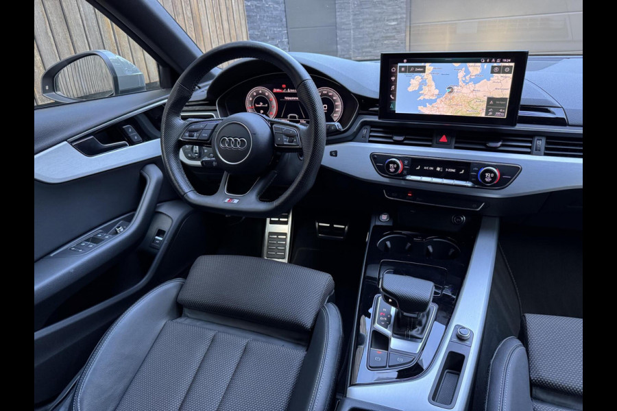 Audi A4 Avant 35 TFSI S-line Automaat | Quantumgrijs | LED | Getint glas | Afgevlakt stuurwiel | Navigatiesysteem | Apple CarPlay | Clim