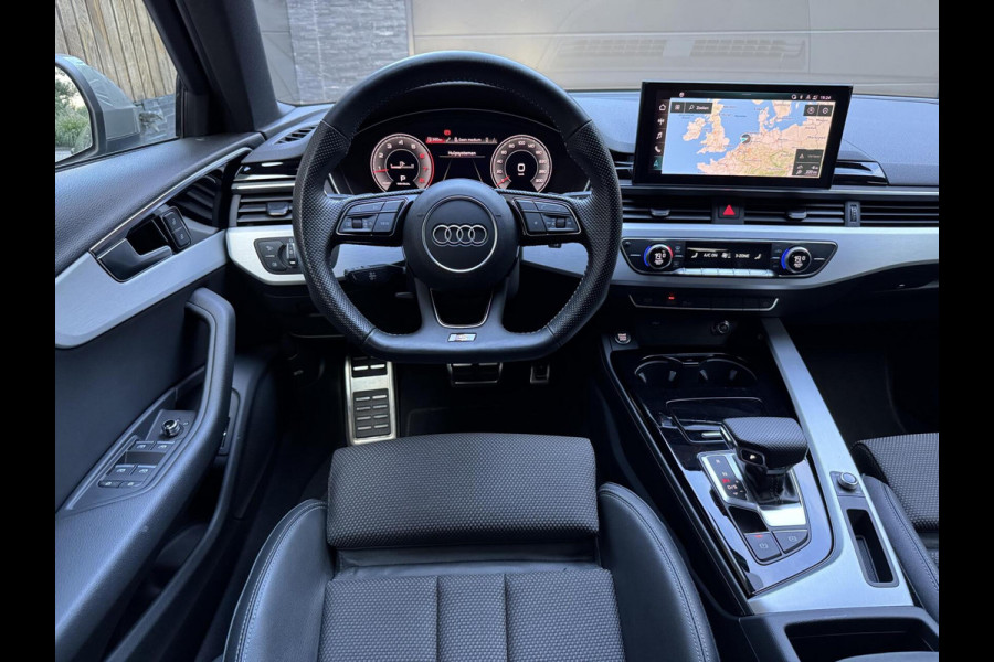 Audi A4 Avant 35 TFSI S-line Automaat | Quantumgrijs | LED | Getint glas | Afgevlakt stuurwiel | Navigatiesysteem | Apple CarPlay | Clim