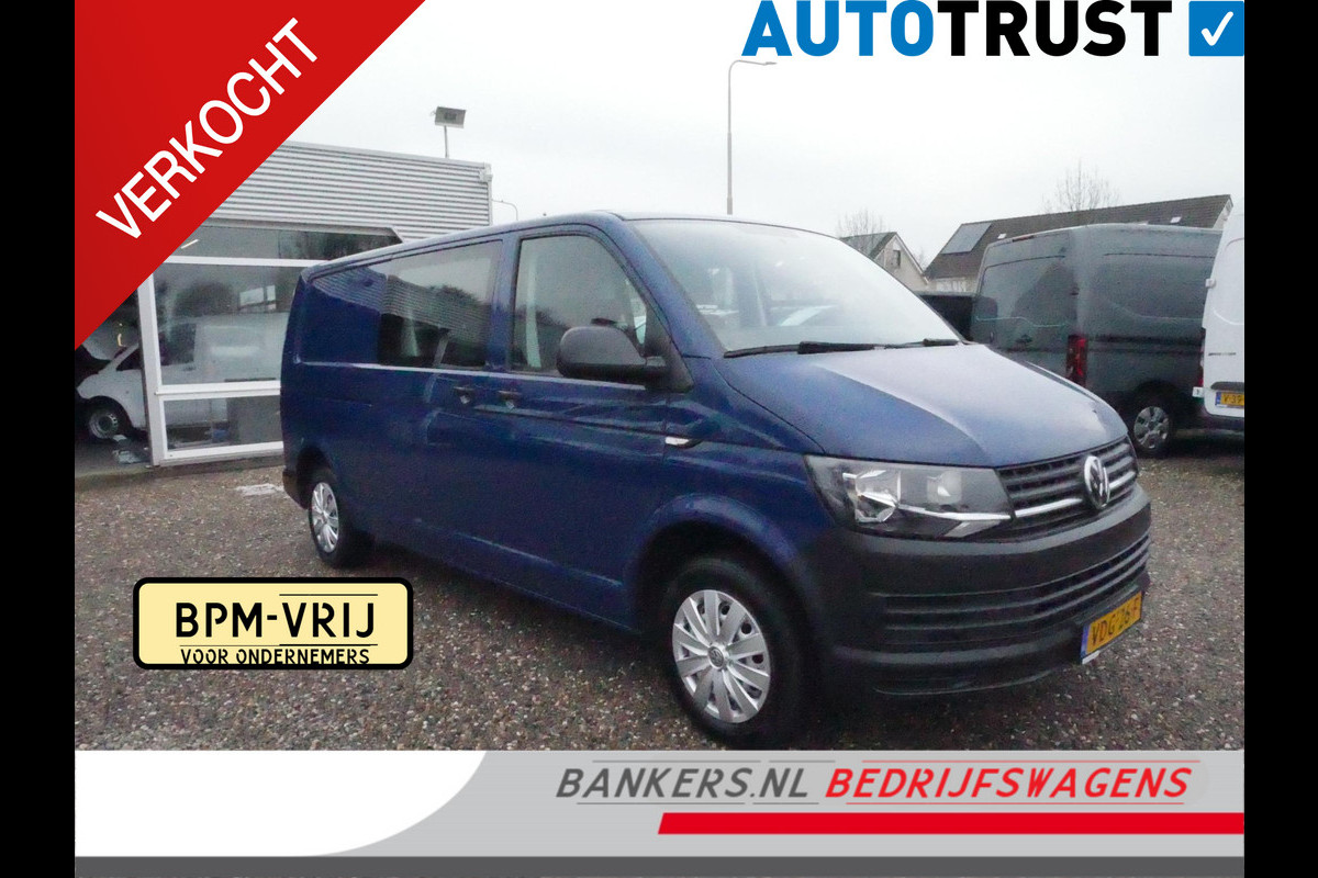 Volkswagen Transporter 2.0 TDI 100PK, L2H1, Dubbel Cabine, Airco