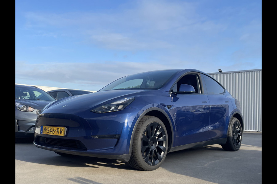 Tesla Model Y Long Range AWD 75 kWh | 20" Zwarte Turbine Velgen | Panoramadak | Incl BTW | Meer foto's volgen!