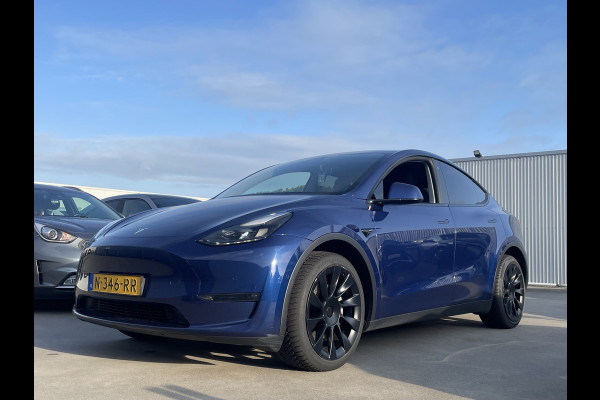Tesla Model Y Long Range AWD 75 kWh | 20" Zwarte Turbine Velgen | Panoramadak | Incl BTW | Meer foto's volgen!