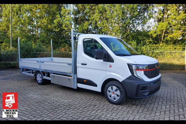 Renault Master E-TECH 87 KW FWD EL - INFRA OPEN LAADBAK 4.40 METER / TREKHAAK 2000 KG. - OPBOUW HARTOG-EST
