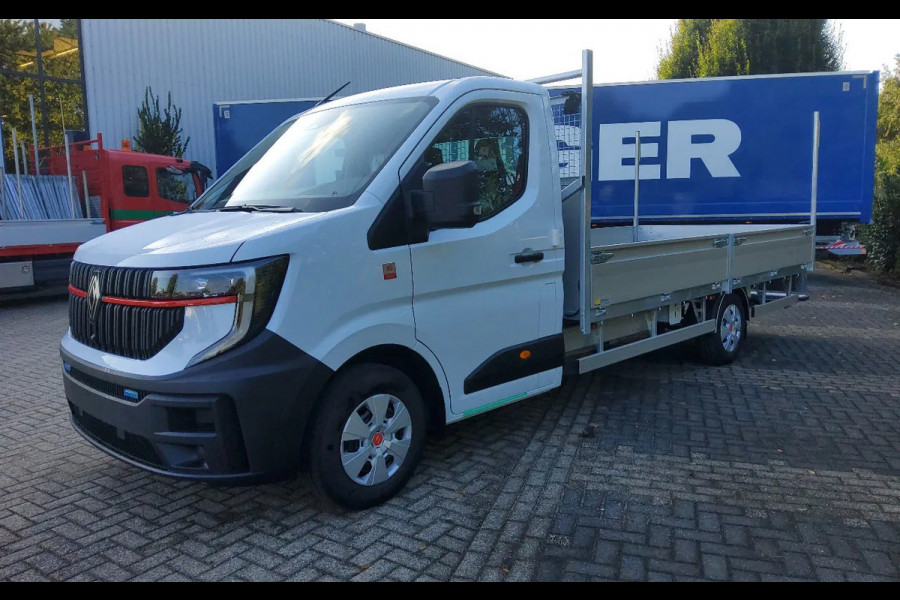 Renault Master E-TECH 87 KW FWD EL - INFRA OPEN LAADBAK 4.40 METER / TREKHAAK 2000 KG. - OPBOUW HARTOG-EST