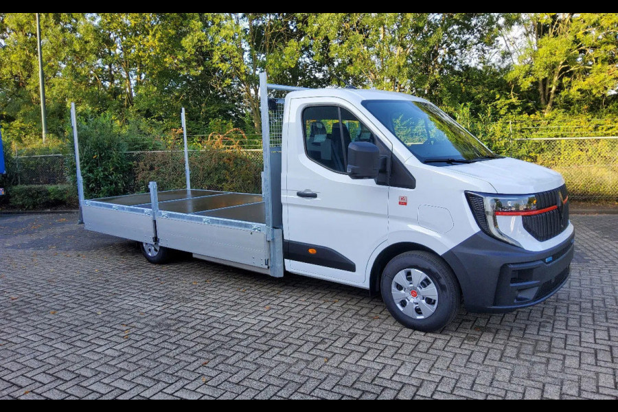 Renault Master E-TECH 87 KW FWD EL - INFRA OPEN LAADBAK 4.40 METER / TREKHAAK 2000 KG. - OPBOUW HARTOG-EST