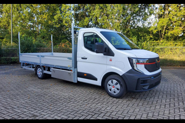 Renault Master E-TECH 87 KW FWD EL - INFRA OPEN LAADBAK 4.40 METER / TREKHAAK 2000 KG. - OPBOUW HARTOG-EST