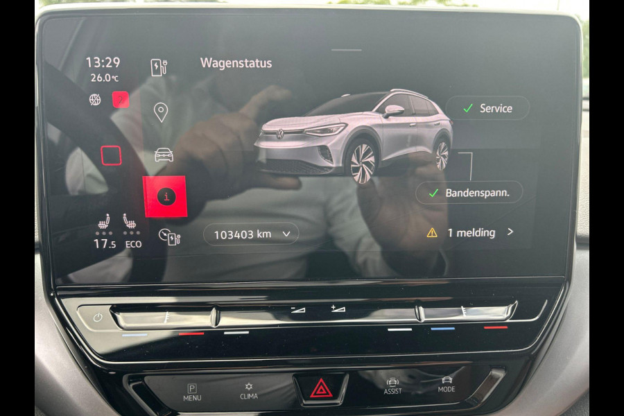 Volkswagen ID.4 First 77 kWh 204 pk | SOH 93% | Navigatie | Parkeersensoren | Achteruitrijcamera | Adaptieve cruise control | LED koplampen | Stoelverwarming |