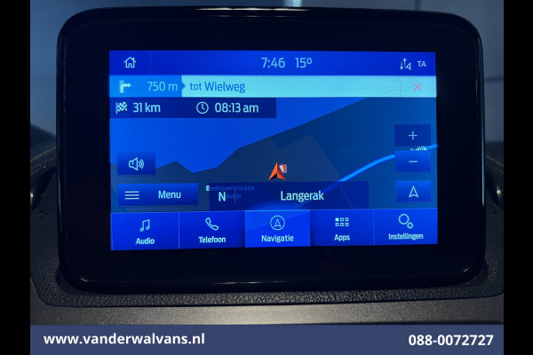 Ford Transit Connect 1.5 EcoBlue 120pk L2H1 Euro6 Airco | Camera | Navigatie | Verwarmde Voorruit Stoelverwarming, Parkeersensoren, 1500kg trekvermogen