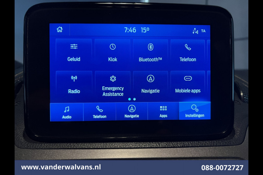 Ford Transit Connect 1.5 EcoBlue 120pk L2H1 Euro6 Airco | Camera | Navigatie | Verwarmde Voorruit Stoelverwarming, Parkeersensoren, 1500kg trekvermogen
