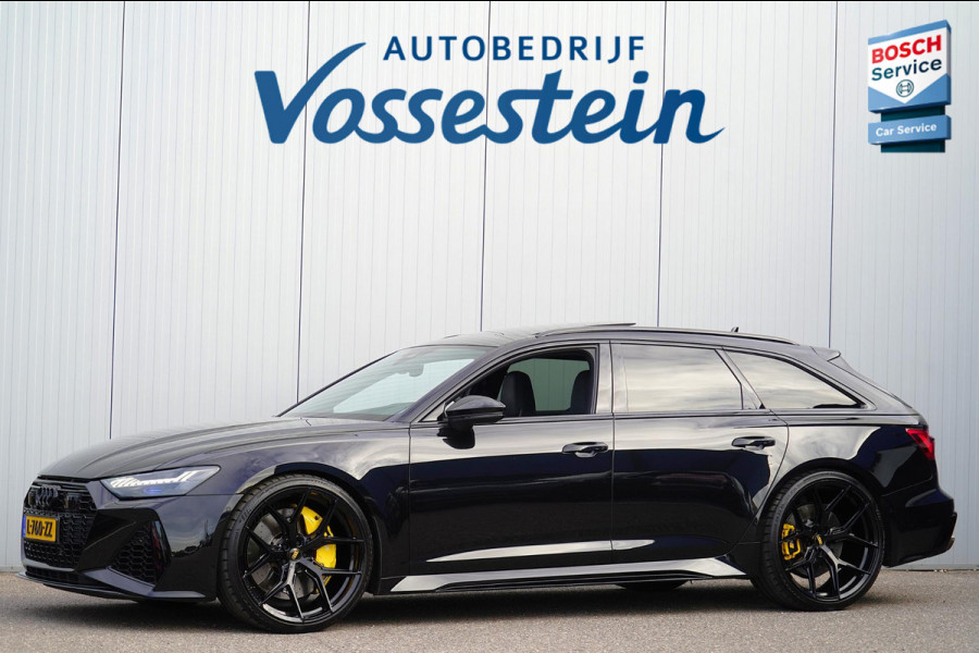 Audi RS6 Avant TFSI quattro / ABT uitlaat / RS dynamic pack / Vierwielsturing / 23 Inch LMV / Incl. BTW / Luchtvering / Pano / B&O Audi RS6 Avant TFSI quattro / ABT uitlaat / RS dynamic pack / Vierwielsturing / 23 Inch LMV / Incl. BTW / Luchtvering / Pano / B&O