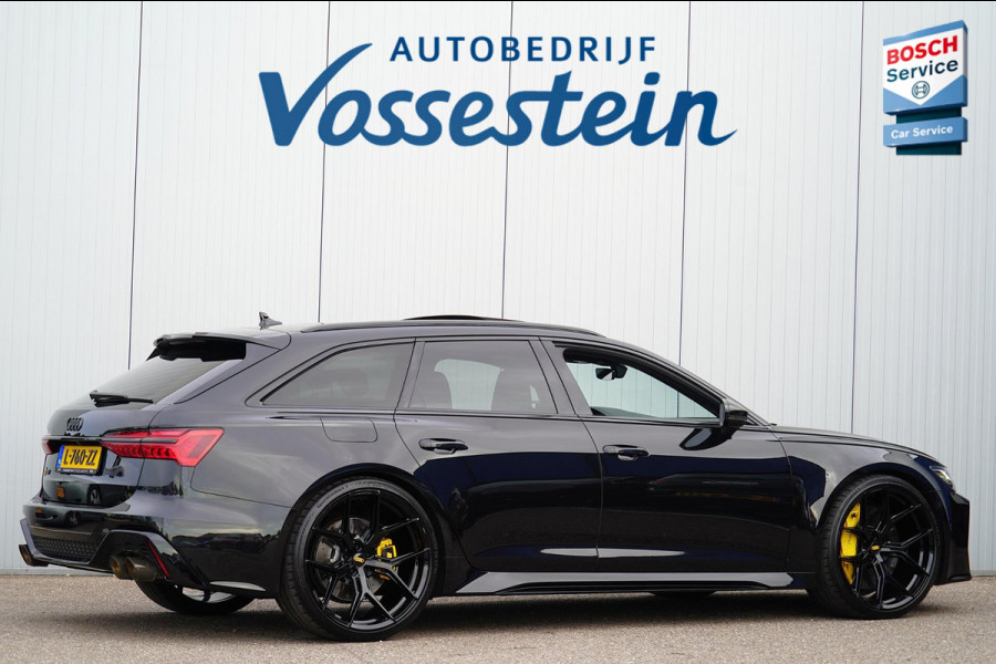 Audi RS6 Avant TFSI quattro / ABT uitlaat / RS dynamic pack / Vierwielsturing / 23 Inch LMV / Incl. BTW / Luchtvering / Pano / B&O Audi RS6 Avant TFSI quattro / ABT uitlaat / RS dynamic pack / Vierwielsturing / 23 Inch LMV / Incl. BTW / Luchtvering / Pano / B&O