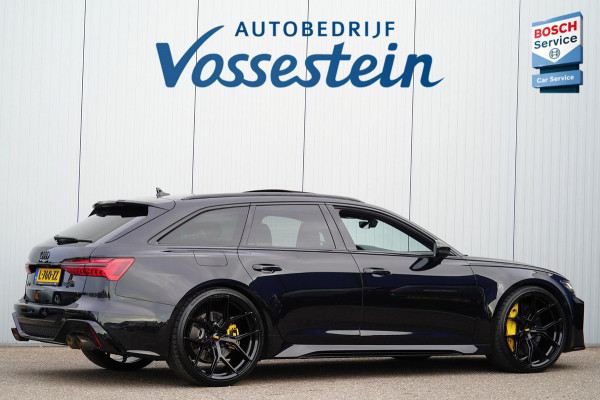 Audi RS6 Avant TFSI quattro / ABT uitlaat / RS dynamic pack / Vierwielsturing / 23 Inch LMV / Incl. BTW / Luchtvering / Pano / B&O Audi RS6 Avant TFSI quattro / ABT uitlaat / RS dynamic pack / Vierwielsturing / 23 Inch LMV / Incl. BTW / Luchtvering / Pano / B&O