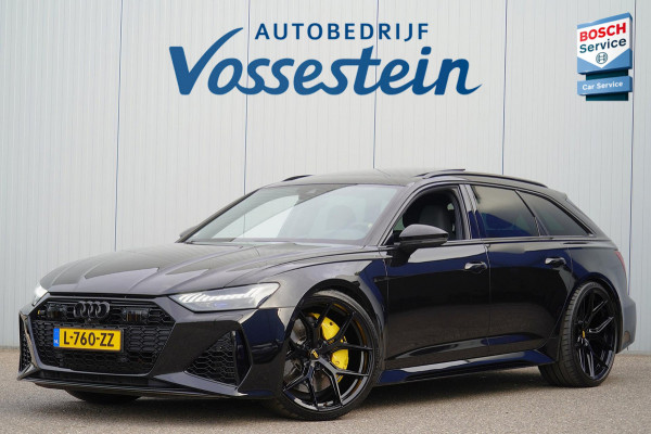 Audi RS6 Avant TFSI quattro / ABT uitlaat / RS dynamic pack / Vierwielsturing / 23 Inch LMV / Incl. BTW / Luchtvering / Pano / B&O Audi RS6 Avant TFSI quattro / ABT uitlaat / RS dynamic pack / Vierwielsturing / 23 Inch LMV / Incl. BTW / Luchtvering / Pano / B&O