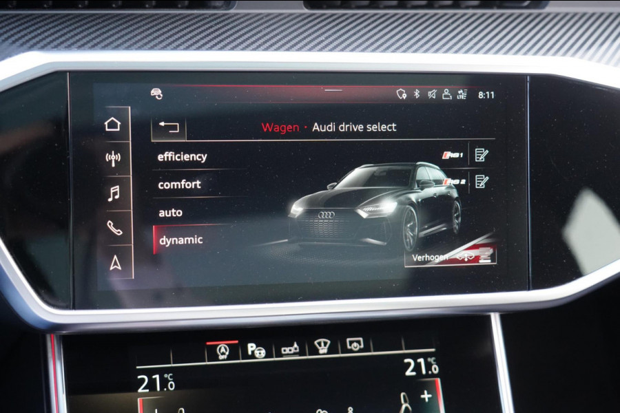 Audi RS6 Avant TFSI quattro / ABT uitlaat / RS dynamic pack / Vierwielsturing / 23 Inch LMV / Incl. BTW / Luchtvering / Pano / B&O Audi RS6 Avant TFSI quattro / ABT uitlaat / RS dynamic pack / Vierwielsturing / 23 Inch LMV / Incl. BTW / Luchtvering / Pano / B&O