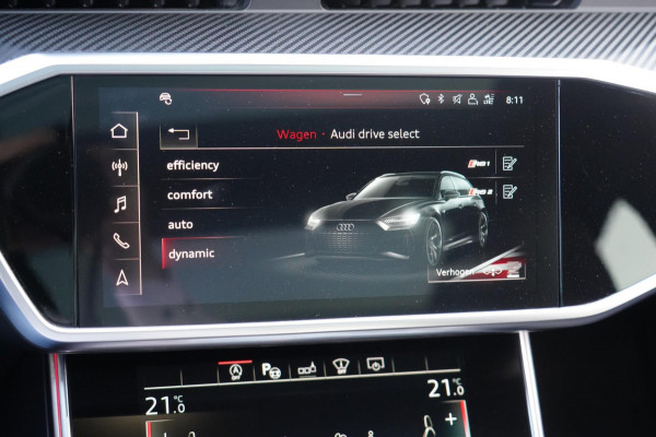 Audi RS6 Avant TFSI quattro / ABT uitlaat / RS dynamic pack / Vierwielsturing / 23 Inch LMV / Incl. BTW / Luchtvering / Pano / B&O Audi RS6 Avant TFSI quattro / ABT uitlaat / RS dynamic pack / Vierwielsturing / 23 Inch LMV / Incl. BTW / Luchtvering / Pano / B&O