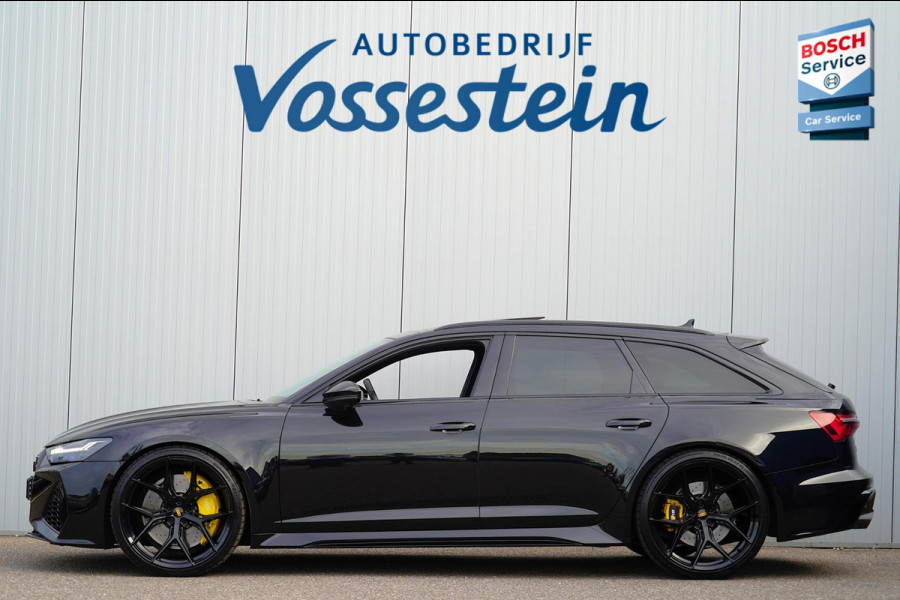 Audi RS6 Avant TFSI quattro / ABT uitlaat / RS dynamic pack / Vierwielsturing / 23 Inch LMV / Incl. BTW / Luchtvering / Pano / B&O Audi RS6 Avant TFSI quattro / ABT uitlaat / RS dynamic pack / Vierwielsturing / 23 Inch LMV / Incl. BTW / Luchtvering / Pano / B&O
