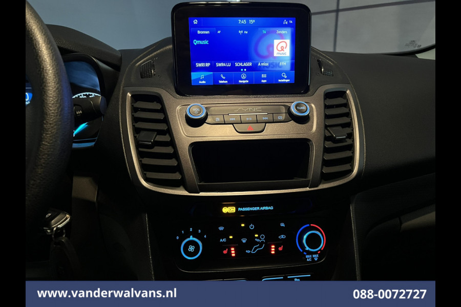 Ford Transit Connect 1.5 EcoBlue 120pk L2H1 Euro6 Airco | Camera | Navigatie | Verwarmde Voorruit Stoelverwarming, Parkeersensoren, 1500kg trekvermogen