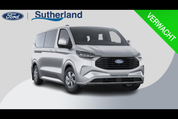 Ford Transit Custom 340 2.5 PHEV L2H1 Limited 233pk |  Kombi | Incl. BTW/BPM | Dubbele zijschuifdeur | Privacy Glass | Inklapbare trekhaak | 17 inch lichtmetalen velgen | Driver Assistance Pack Premium | Verwarmbaar stuurwiel