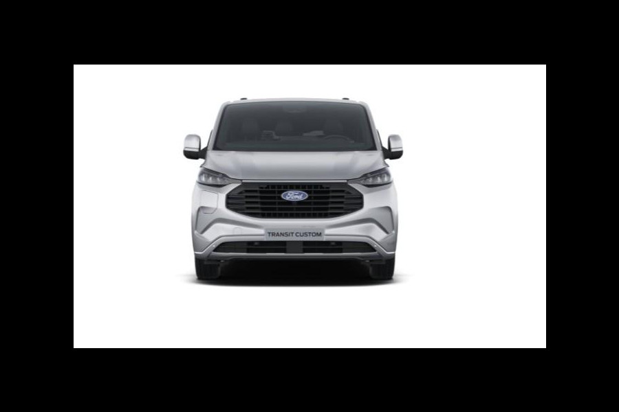 Ford Transit Custom 340 2.5 PHEV L2H1 Limited 233pk |  Kombi | Incl. BTW/BPM | Dubbele zijschuifdeur | Privacy Glass | Inklapbare trekhaak | 17 inch lichtmetalen velgen | Driver Assistance Pack Premium | Verwarmbaar stuurwiel