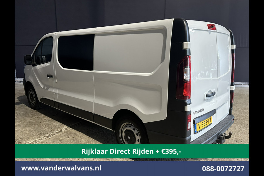Opel Vivaro 1.6 CDTI 122pk L2H1 *Rijklaar Direct Rijden* Dubbele Cabine Euro6 Airco | Camera | Trekhaak | LED | 5-Zits Cruisecontrol, Bluetooh-telefonie
