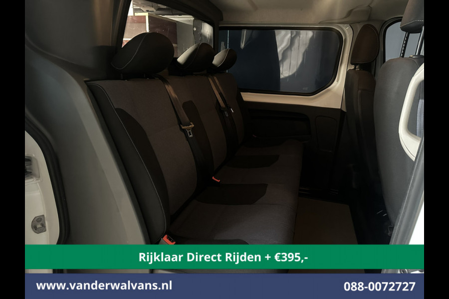 Opel Vivaro 1.6 CDTI 122pk L2H1 *Rijklaar Direct Rijden* Dubbele Cabine Euro6 Airco | Camera | Trekhaak | LED | 5-Zits Cruisecontrol, Bluetooh-telefonie