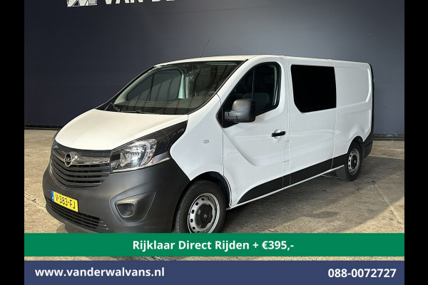 Opel Vivaro 1.6 CDTI 122pk L2H1 *Rijklaar Direct Rijden* Dubbele Cabine Euro6 Airco | Camera | Trekhaak | LED | 5-Zits Cruisecontrol, Bluetooh-telefonie