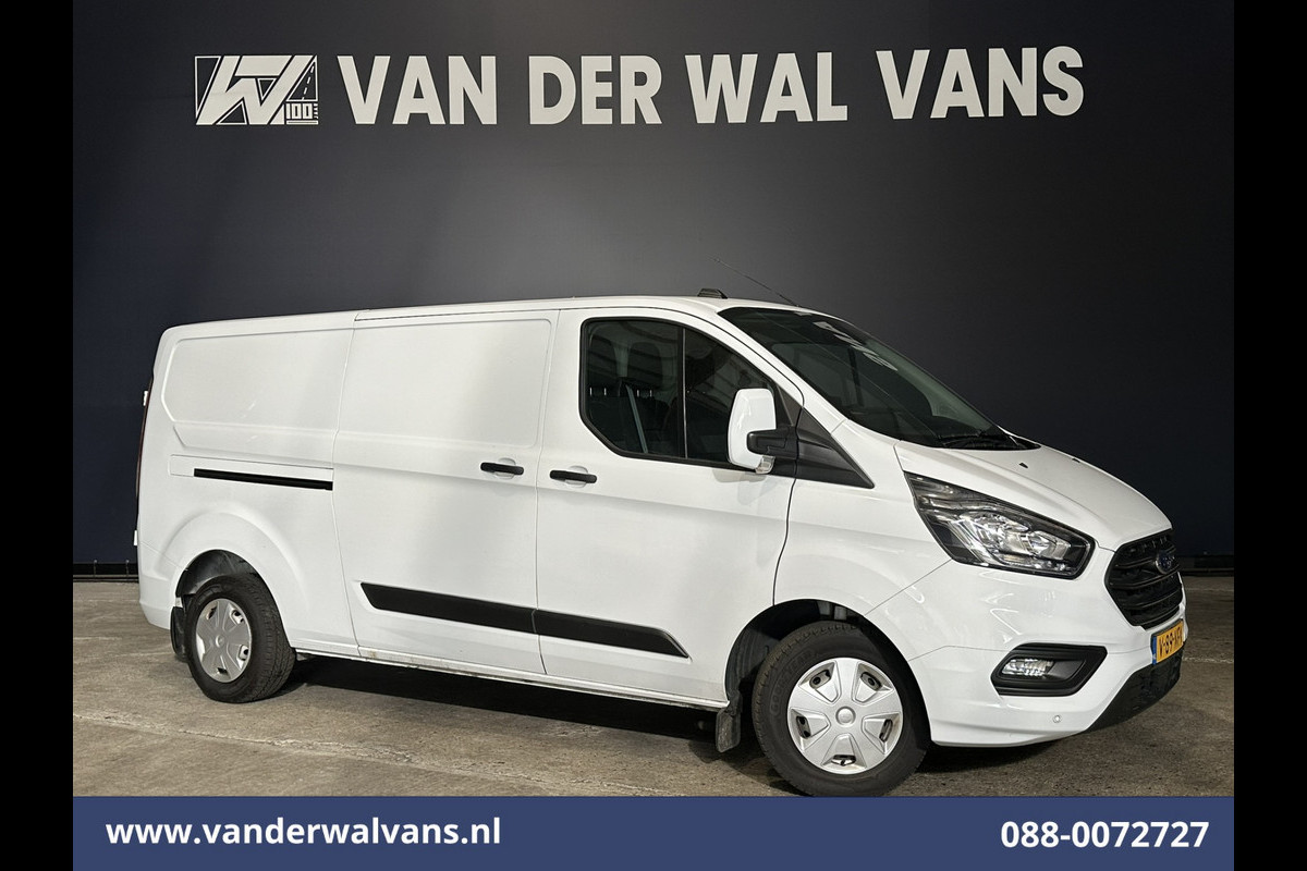 Ford Transit Custom 2.0 TDCI L2H1 Euro6 Airco | Camera | Navigatie | LED | Cruisecontrol | Stoelverwarming | Verwarmde voorruit Parkeersensoren, Bijrijdersbank