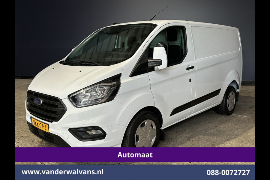 Ford Transit Custom 2.0 TDCI 130pk Automaat L1H1 Euro6 Airco | Camera | Trekhaak | Android Carplay | Cruisecontrol Parkeersensoren, bijrijdersbank, verwarmde voorruit, LED
