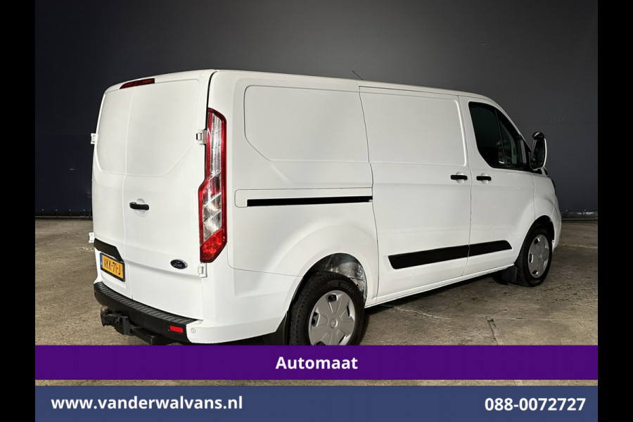 Ford Transit Custom 2.0 TDCI 130pk Automaat L1H1 Euro6 Airco | Camera | Trekhaak | Android Carplay | Cruisecontrol Parkeersensoren, bijrijdersbank, verwarmde voorruit, LED