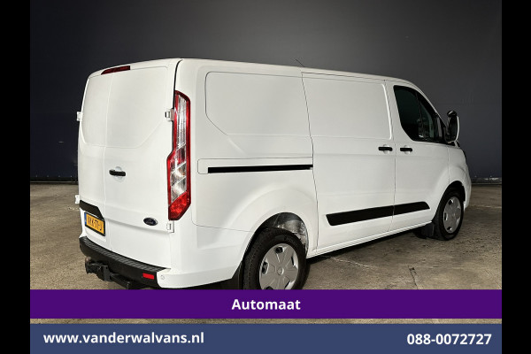 Ford Transit Custom 2.0 TDCI 130pk Automaat L1H1 Euro6 Airco | Camera | Trekhaak | Android Carplay | Cruisecontrol Parkeersensoren, bijrijdersbank, verwarmde voorruit, LED