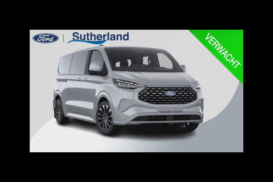 Ford Transit Custom Tourneo 340 2.5 PHEV L2H1 Titanium X | 233pk | Incl. BTW/BPM Rijklaar | Handsfree elektrische dubbele zijschuifdeuren | Inklapbare trekhaak | Tourneo Luxury Pack | Verwarmbaar stuurwiel