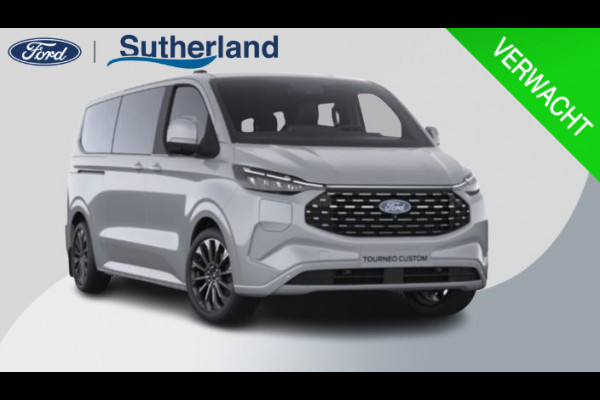 Ford Transit Custom Tourneo 340 2.5 PHEV L2H1 Titanium X | 233pk | Incl. BTW/BPM Rijklaar | Handsfree elektrische dubbele zijschuifdeuren | Inklapbare trekhaak | Tourneo Luxury Pack | Verwarmbaar stuurwiel