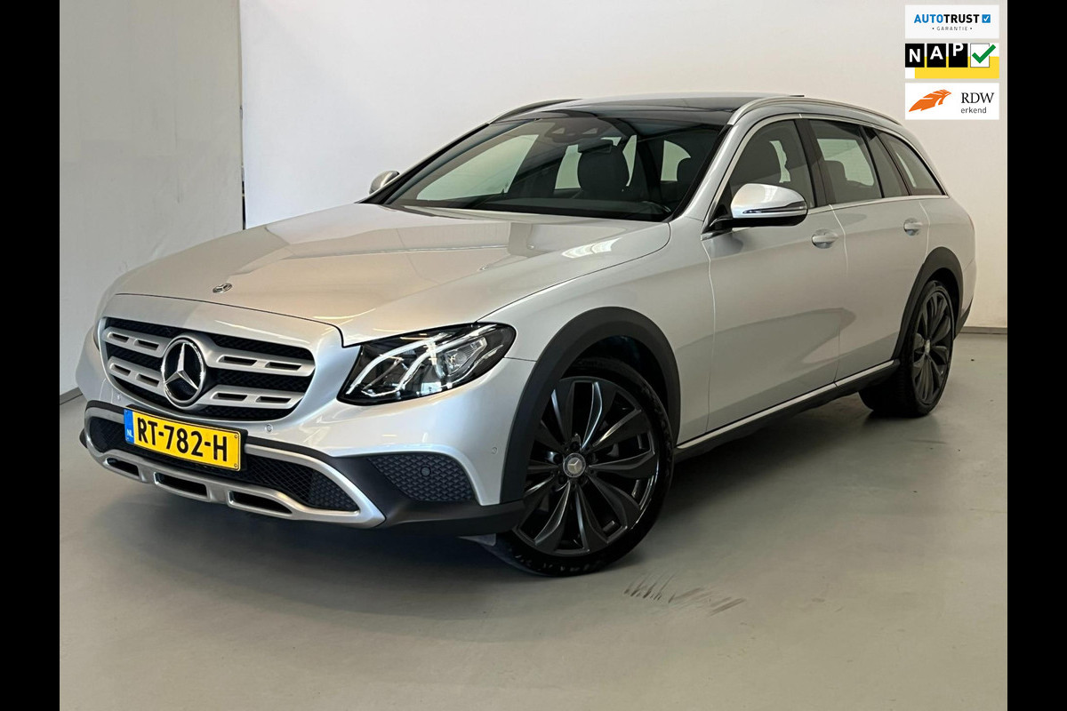 Mercedes-Benz E-Klasse All-Terrain 220d 4Matic / 1e eig / Pano / Headup / Trekhaak Mercedes-Benz E-Klasse All-Terrain 220d 4Matic / 1e eig / Pano / Headup / Trekhaak