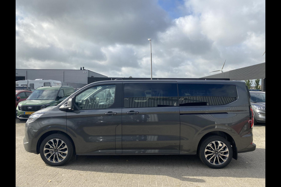 Ford Transit Custom Tourneo 340 2.5 PHEV L2H1 Titanium X | 233pk | Incl. BTW/BPM Rijklaar | Handsfree elektrische dubbele zijschuifdeuren | Inklapbare trekhaak | Tourneo Luxury Pack | Verwarmbaar stuurwiel