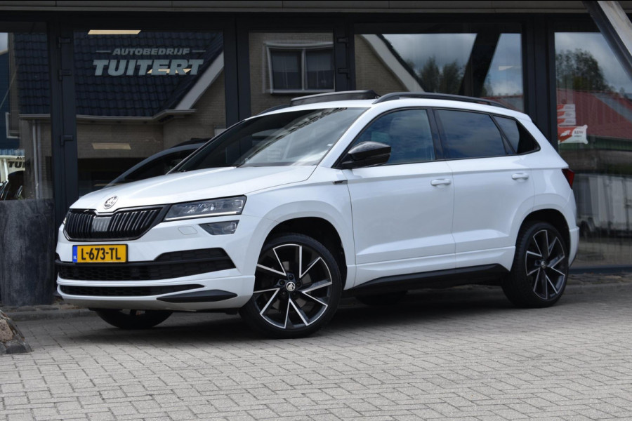Škoda Karoq 1.5 TSI ACT Sportline | PANORAMADAK | CANTON | DEALER ONDERHOUDEN | CAMERA | SFEERVERLICHTING | NAP | VIRTUAL COCKPIT