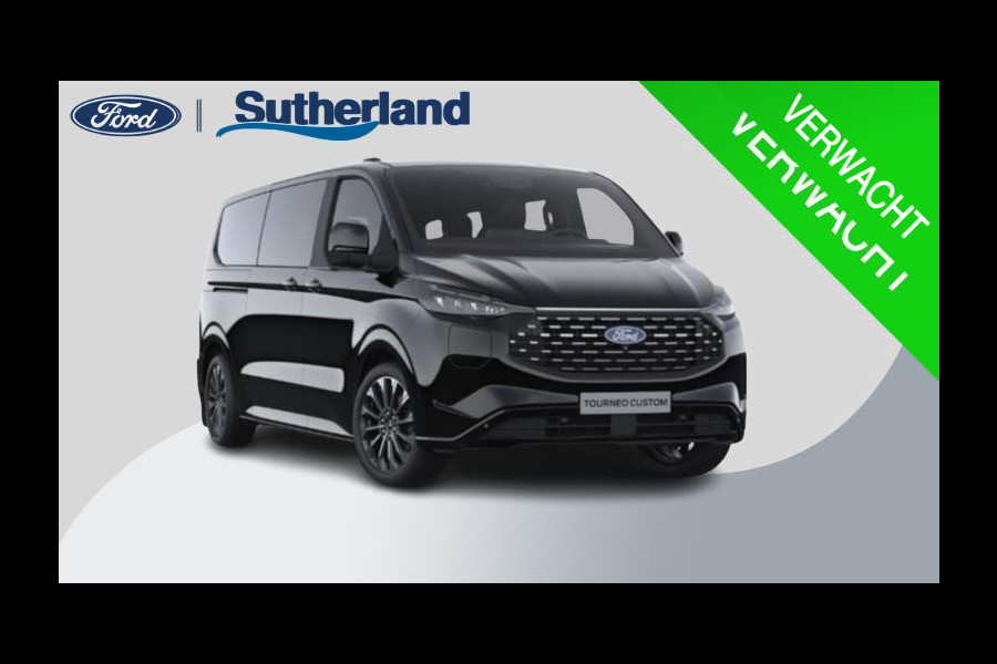 Ford Transit Custom Tourneo 340 2.5 PHEV L2H1 Titanium X | 233pk | Incl. BTW/BPM Rijklaar | Handsfree elektrische dubbele zijschuifdeuren | Inklapbare trekhaak | Tourneo Luxury Pack | Verwarmbaar stuurwiel
