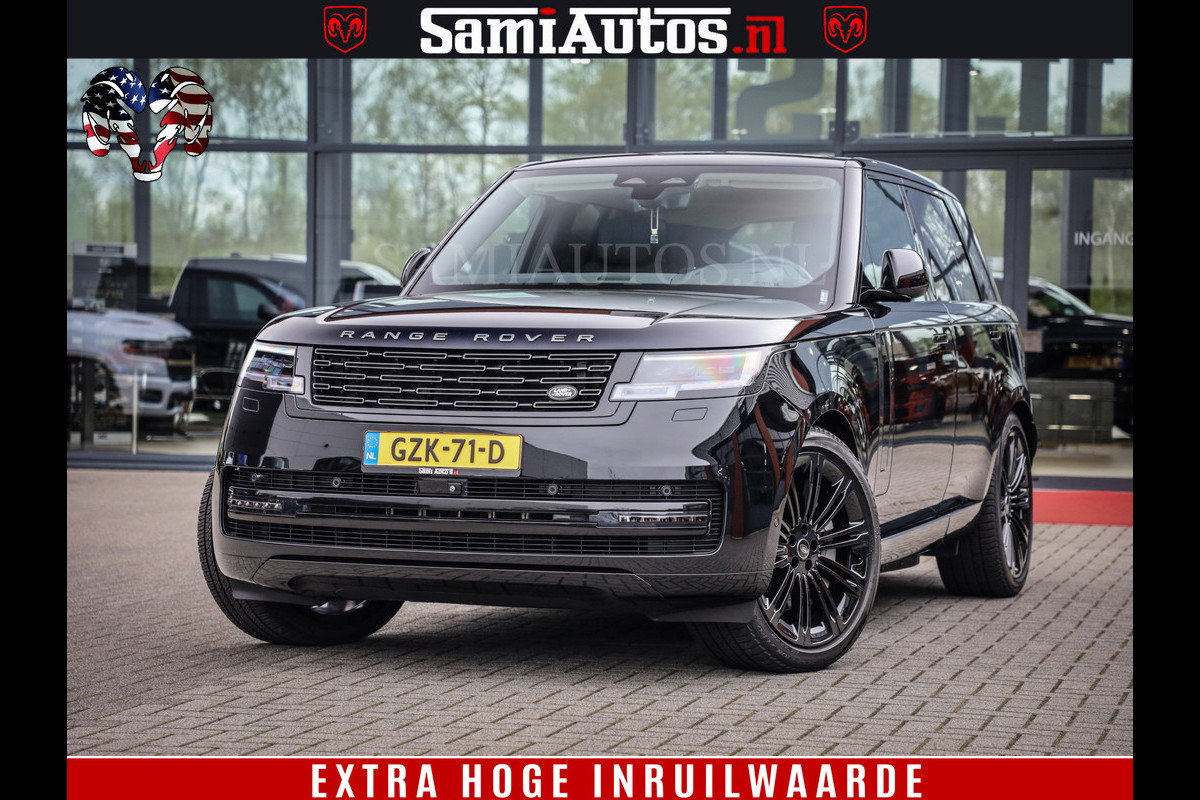 Land Rover Range Rover P550e | NIGHT | GARANTIE TOT 14-03-2029 | HEAD-UP | ACHTERAS BESTURING | SOFT CLOSE | PHEV | 23 INCH VELGEN | PANORAMADAK | STUURVERWARMING | STOEL KOELING | Fabrieksgarantie tot 14-03-2029 – Geniet van gemoedsrust met uitgebreide dekking tot deze datum. GZK-71-D Land Rover Range Rover P550e | NIGHT | GARANTIE TOT 14-03-2029 | HEAD-UP | ACHTERAS BESTURING | SOFT CLOSE | PHEV | 23 INCH VELGEN | PANORAMADAK | STUURVERWARMING | STOEL KOELING | Fabrieksgarantie tot 14-03-2029 – Geniet van gemoedsrust met uitgebreide dekking tot deze datum. GZK-71-D